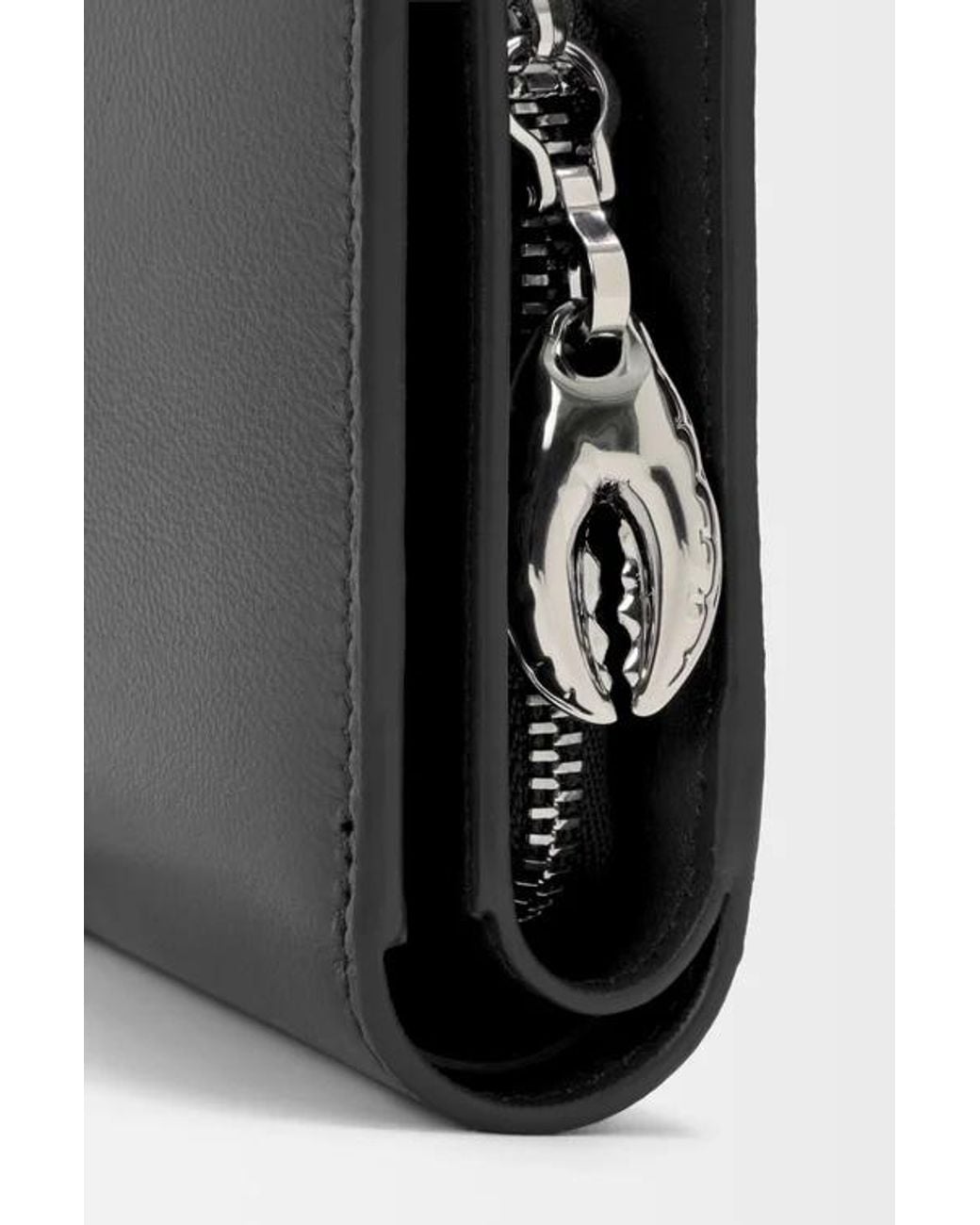Loewe Black Compact Zip-Around Wallet