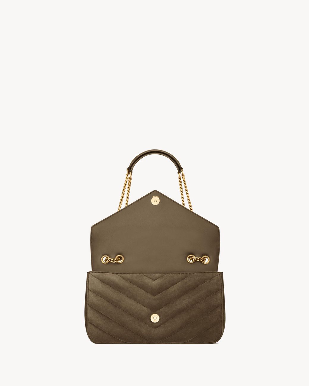 Saint Laurent Brown Loulou Medium