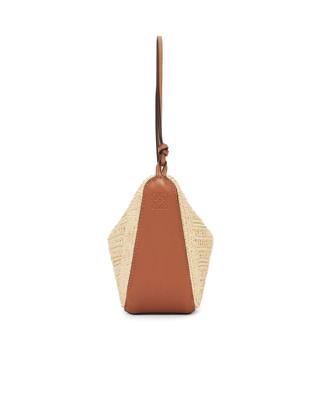 Loewe Metallic Mini Hammock Hobo Bag