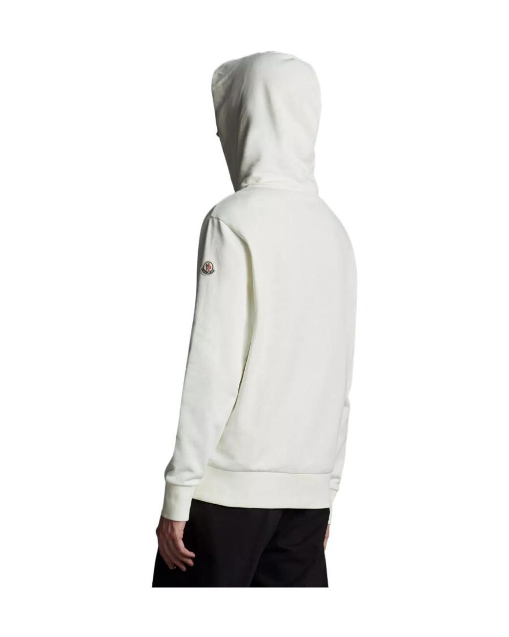 Moncler White Spider- Motif Hoodie for men