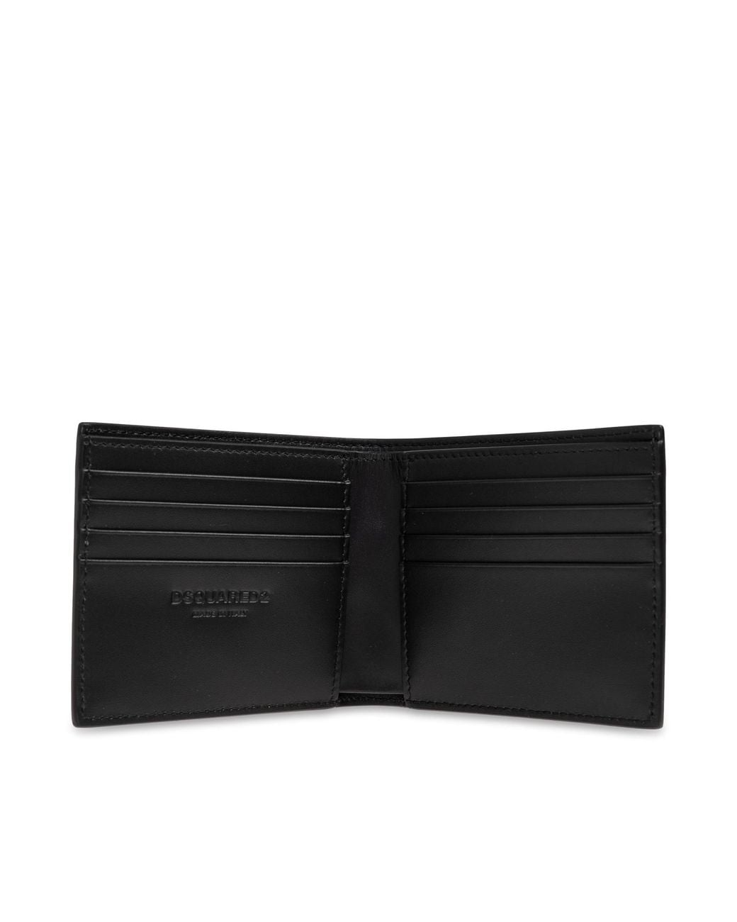 DSquared² Black Logo Wallet for men