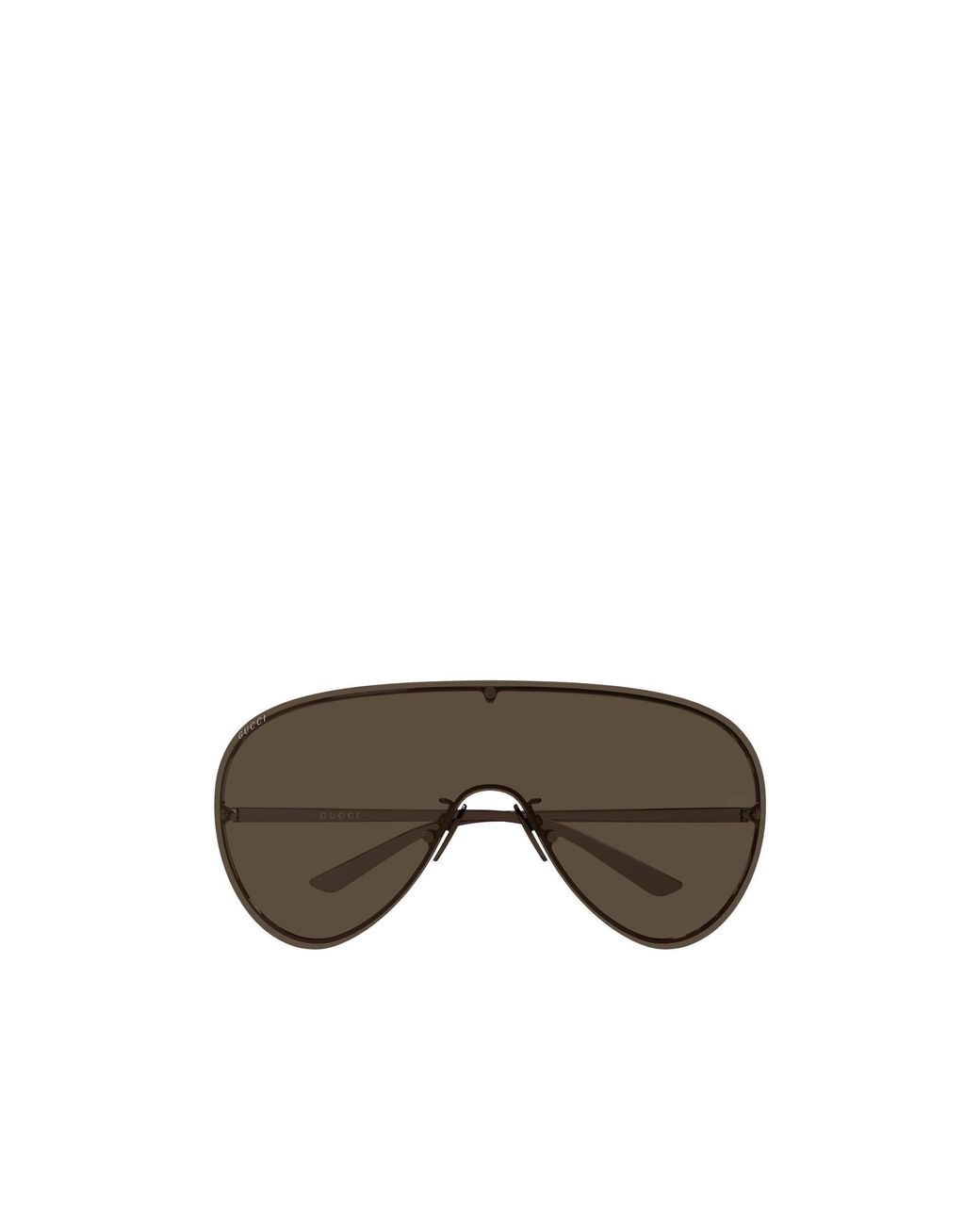 Gucci Brown Shield Sunglasses