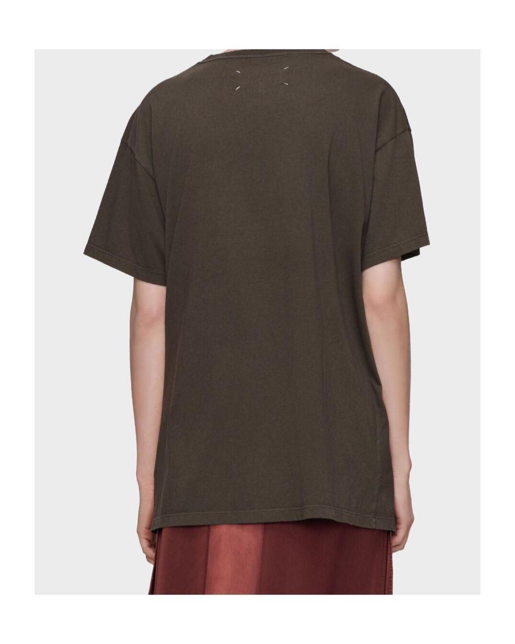 Maison Margiela Gray Numerical Cotton T-Shirt