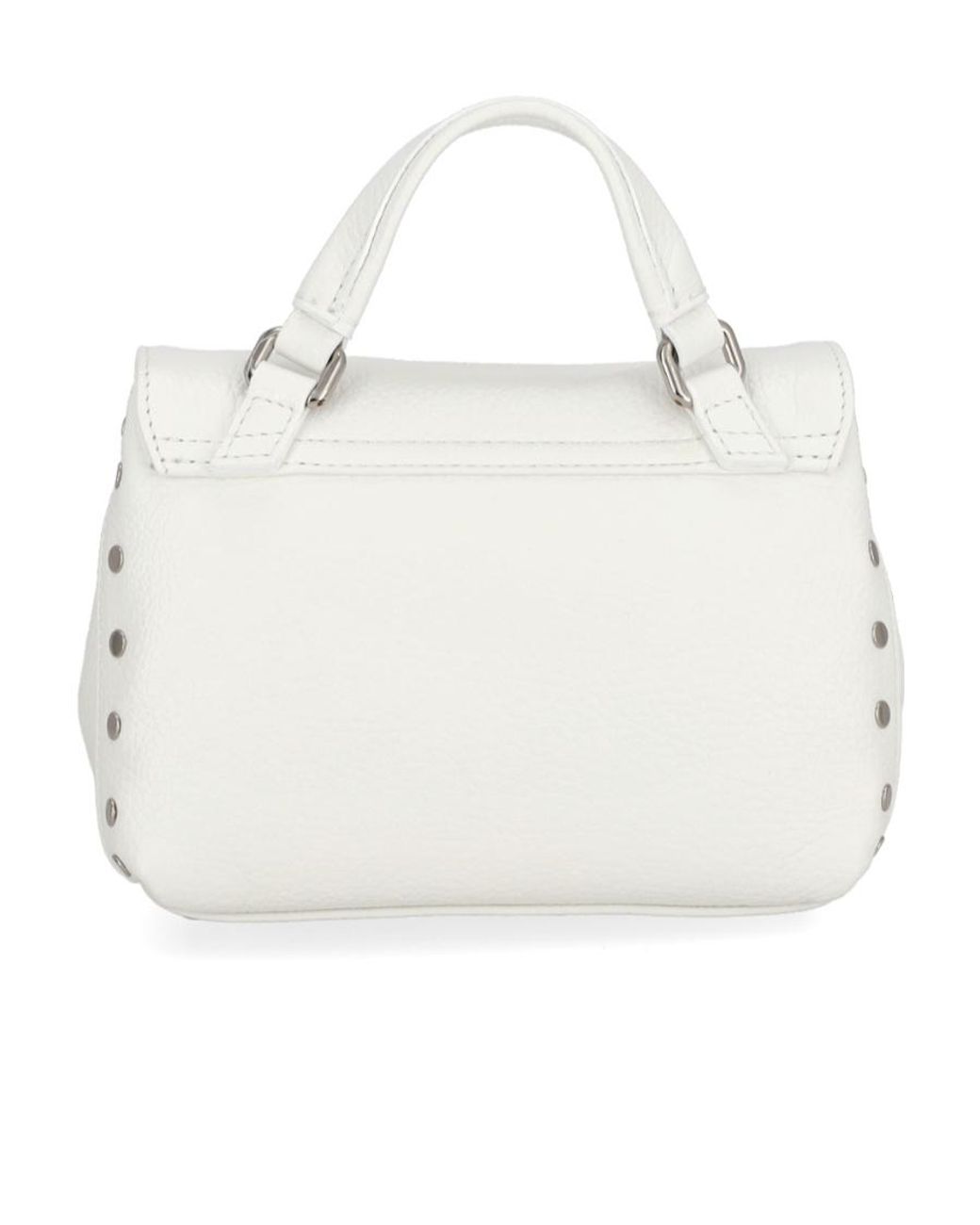 Zanellato White Logo Shoulder Bag Shoulder Bag