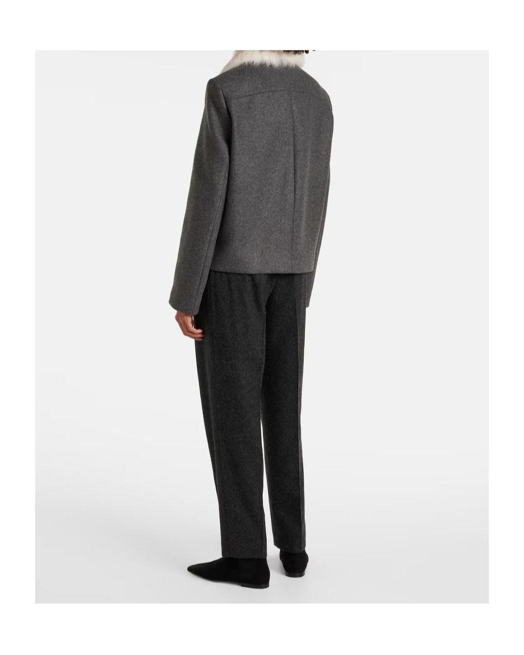 Totême Gray Long Sleeve Jacket