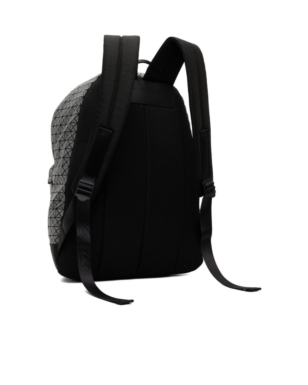Issey Miyake Gray Geometric-Panelled Backpack for men