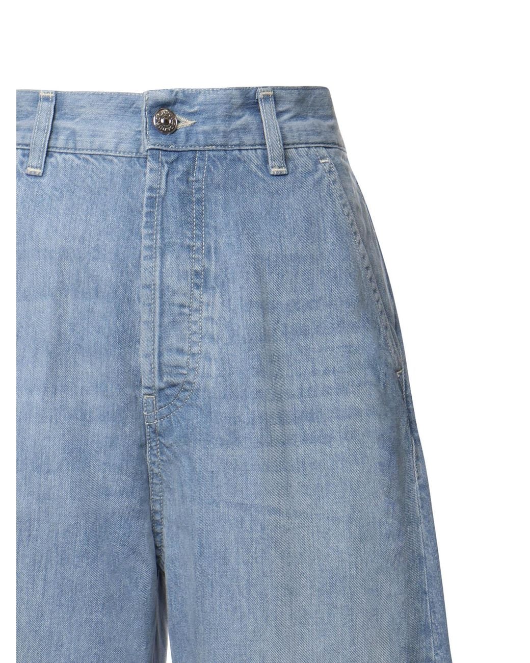 Dondup Blue Wide-Leg Jeans