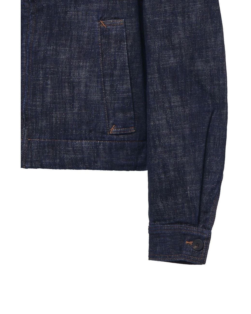 Jacquemus Blue Workwear Denim Jacket for men