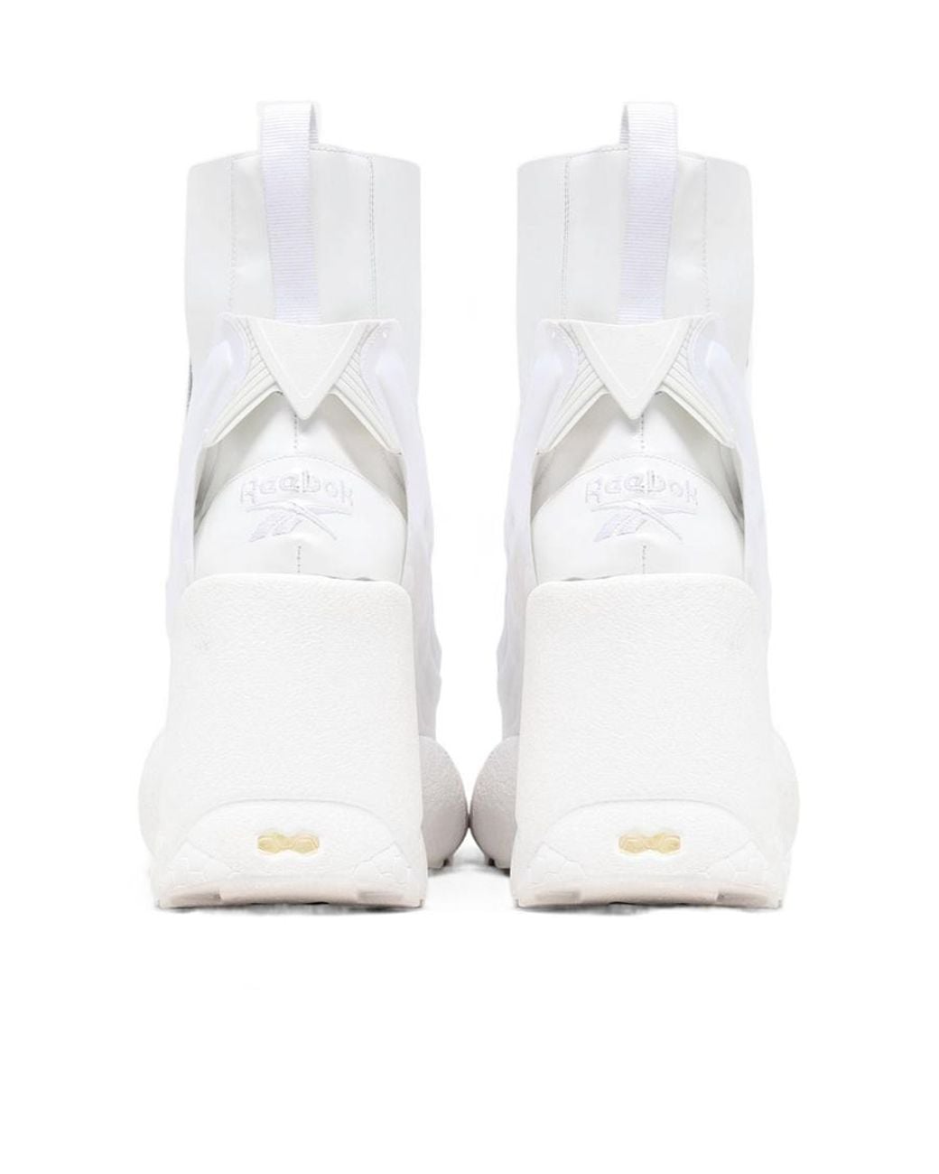 Maison Margiela White X Reebok Tabi Instapump Fury Hi Boots