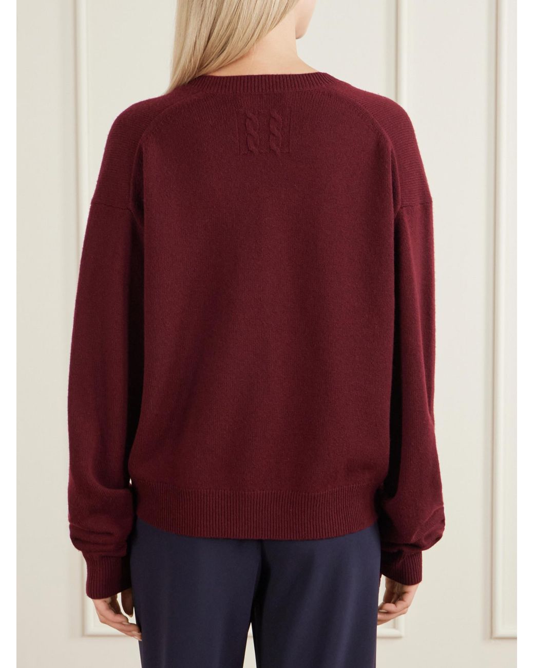 Nili Lotan Red Cashmere Sweater