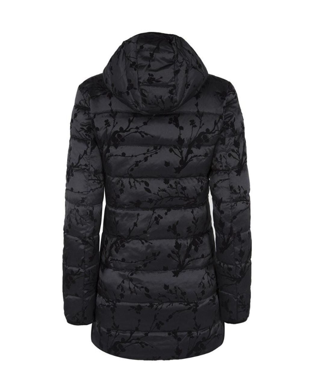 EA7 Black Logo Patch Down Jacket