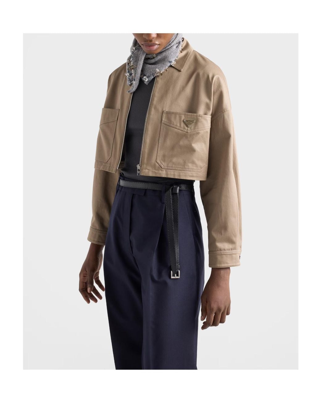 Prada Natural Chino Blouson Jacket