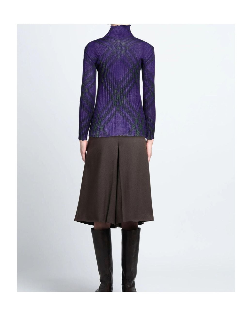 Burberry Blue Polo Necks