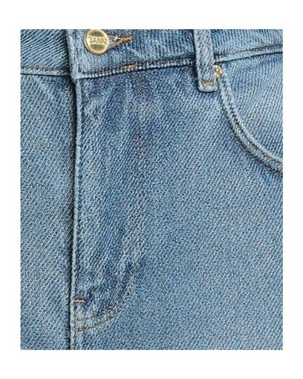Ganni Blue Loose-Fit Jeans