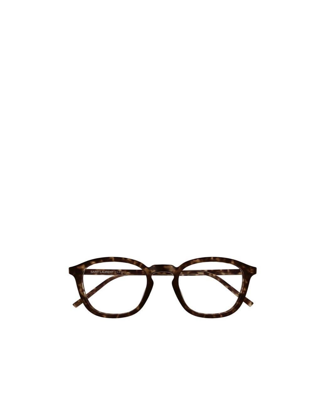 Saint Laurent White Eyewear Oval-Frame Glasses for men