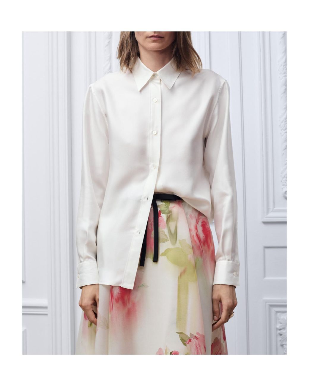 Dior White Blouse