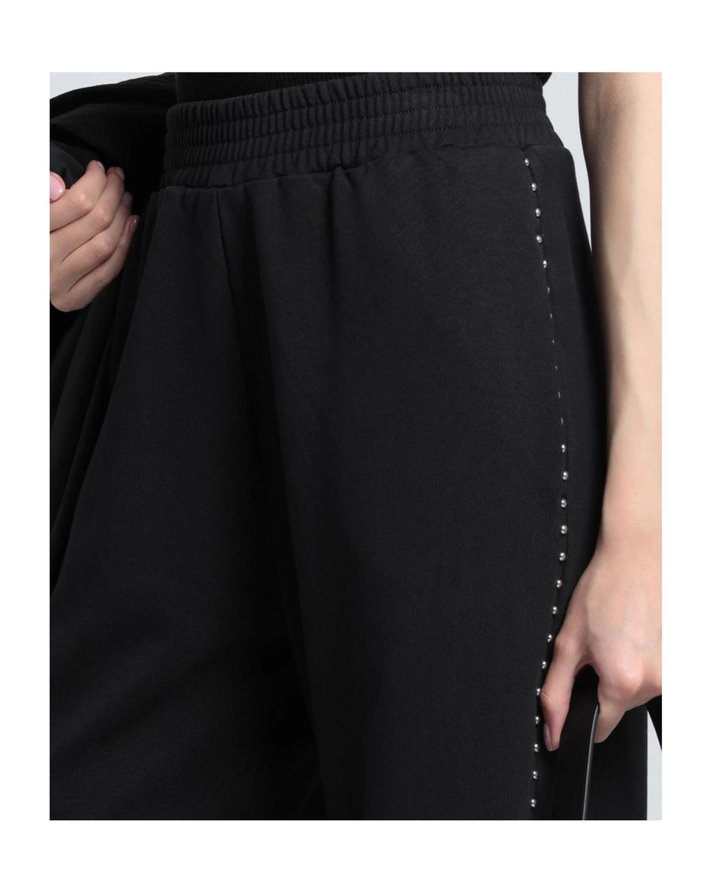 MM6 by Maison Margiela Black Minimalist Casual Trousers