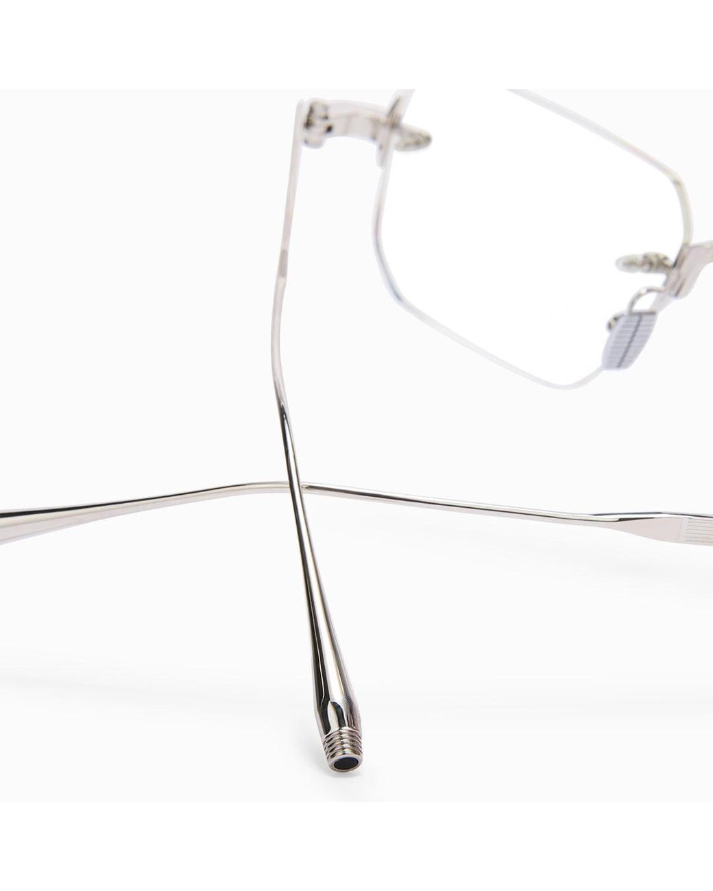 Akoni White Frameless Plain Mirror for men
