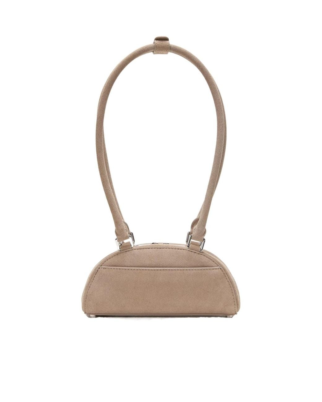 Self-Portrait White Mini Bow Charm Embellished Shoulder Bag
