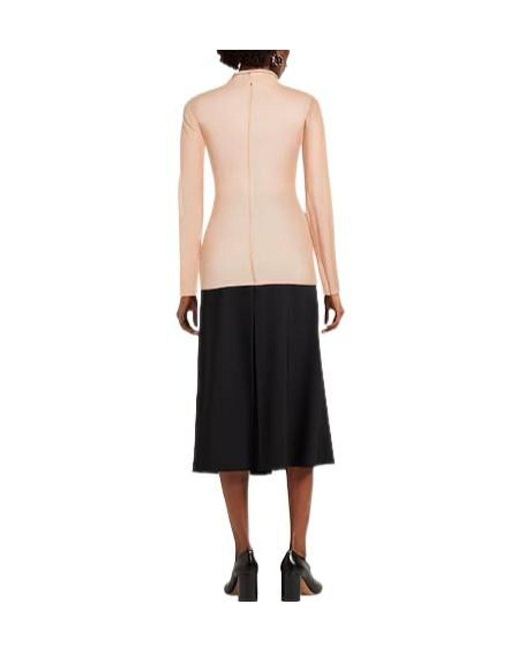 Sportmax Pink Plain Colour Turtlenecks