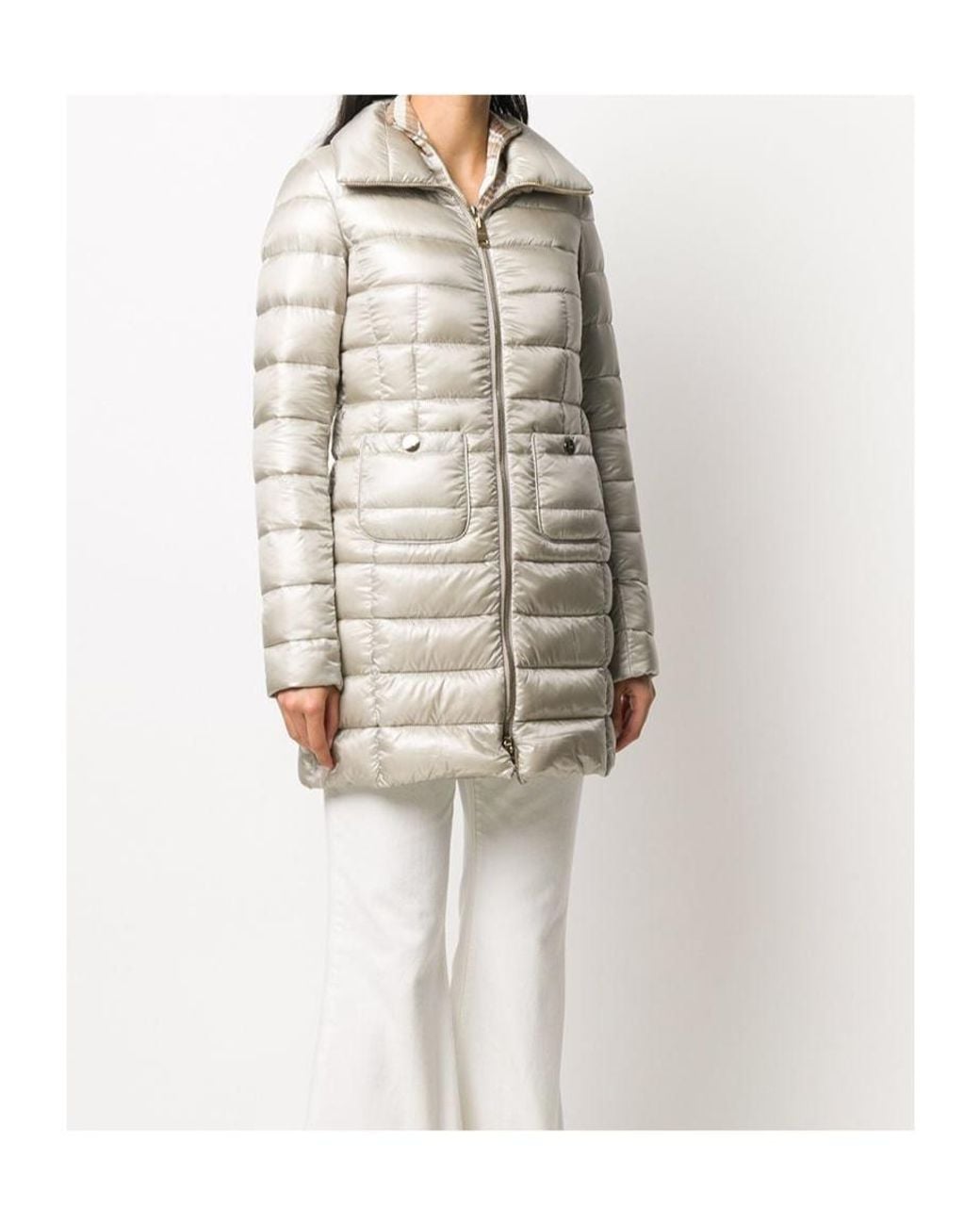 Herno White Maria Coat