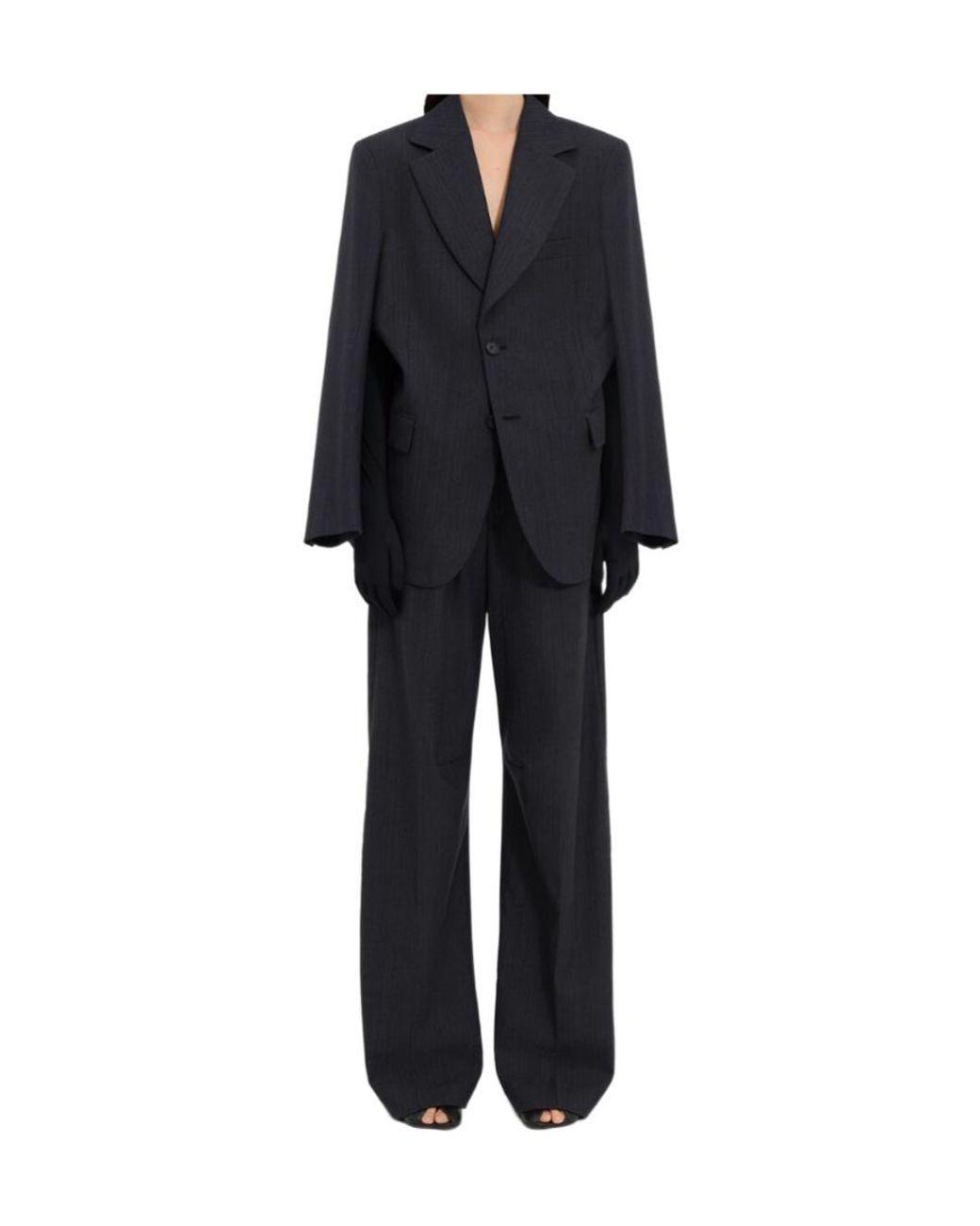 MM6 by Maison Margiela Black Tailored Glove Jacket