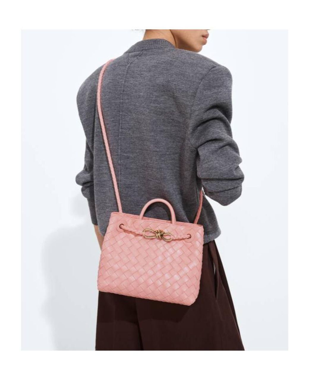 Bottega Veneta Pink Small Andiamo