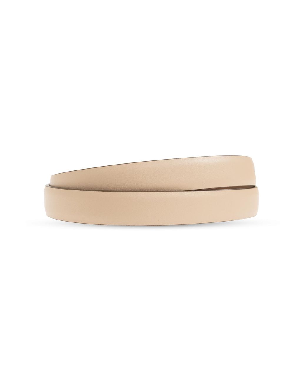 Tod's White Double Sided Logo Buckle Belt