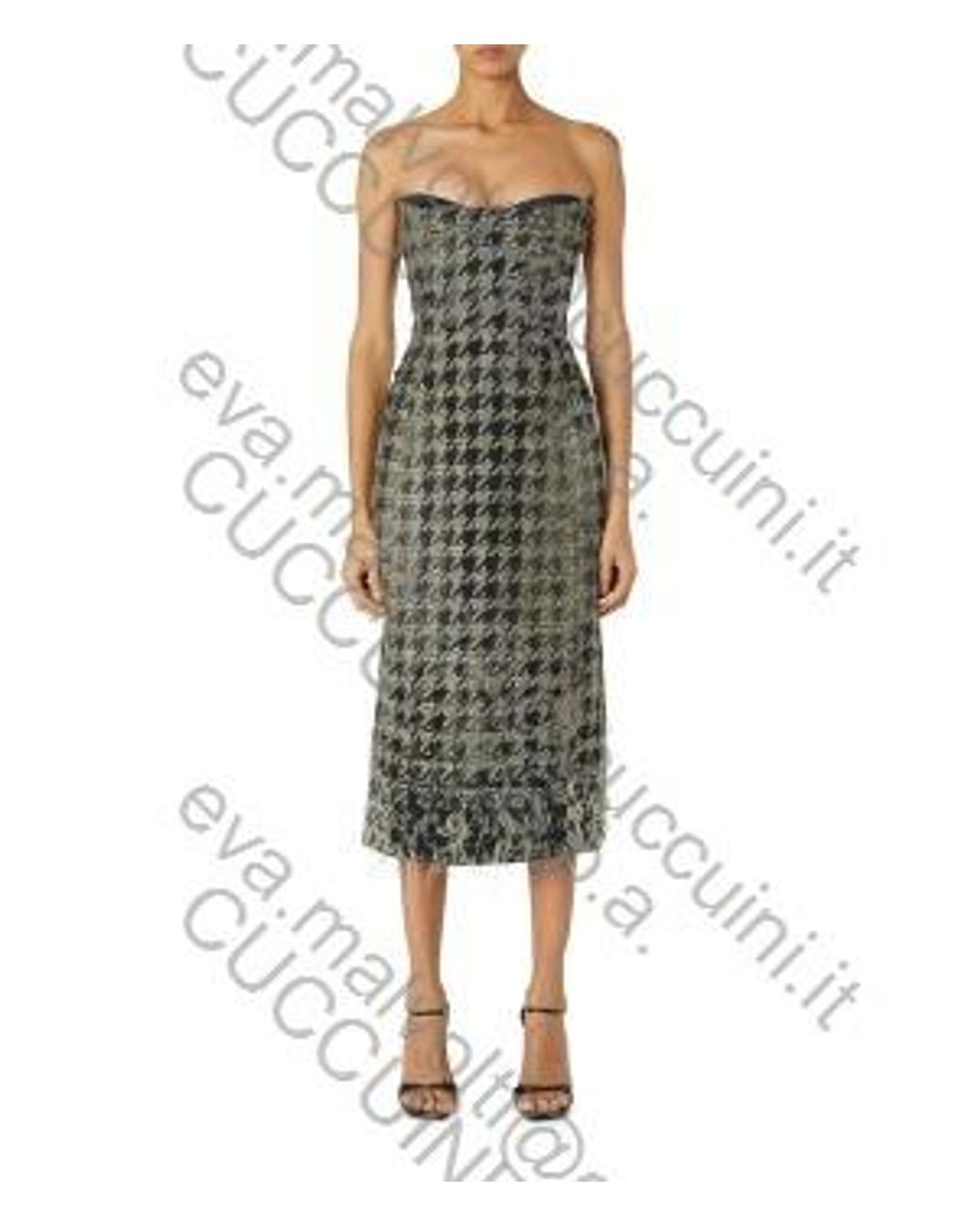 DIESEL Gray De-Oliva-Fsh Sleeveless Dress