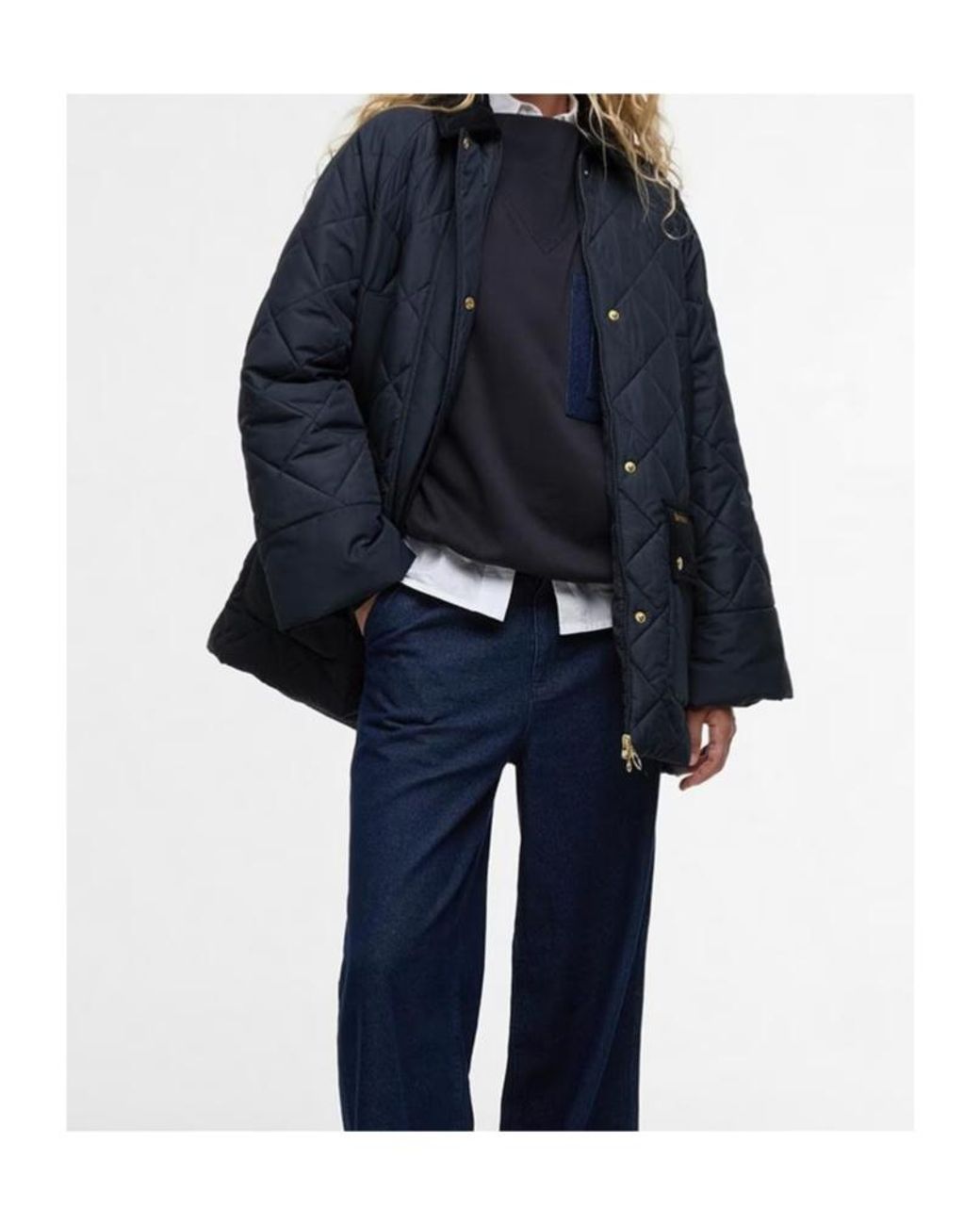 Barbour Blue B.Li Aldbrgh Qlt Jkt