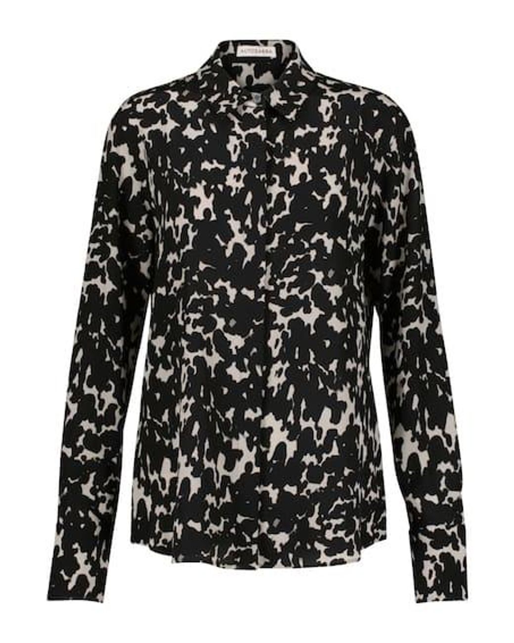 Altuzarra Black Chika Printed Silk Shirt