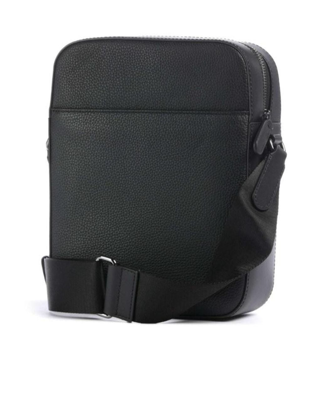 Michael Kors Black Hudson Logo Lettering Flight Bag for men
