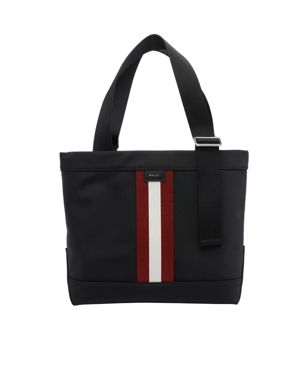 Bally Black Striped Tote Bag for men