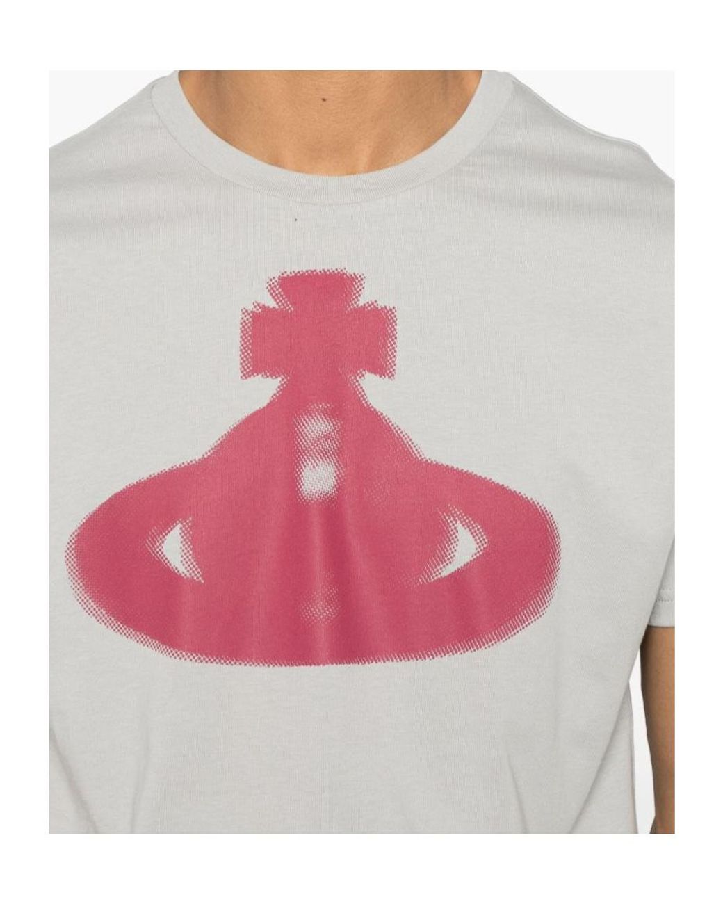 Vivienne Westwood White Halftone Orb T-Shirt