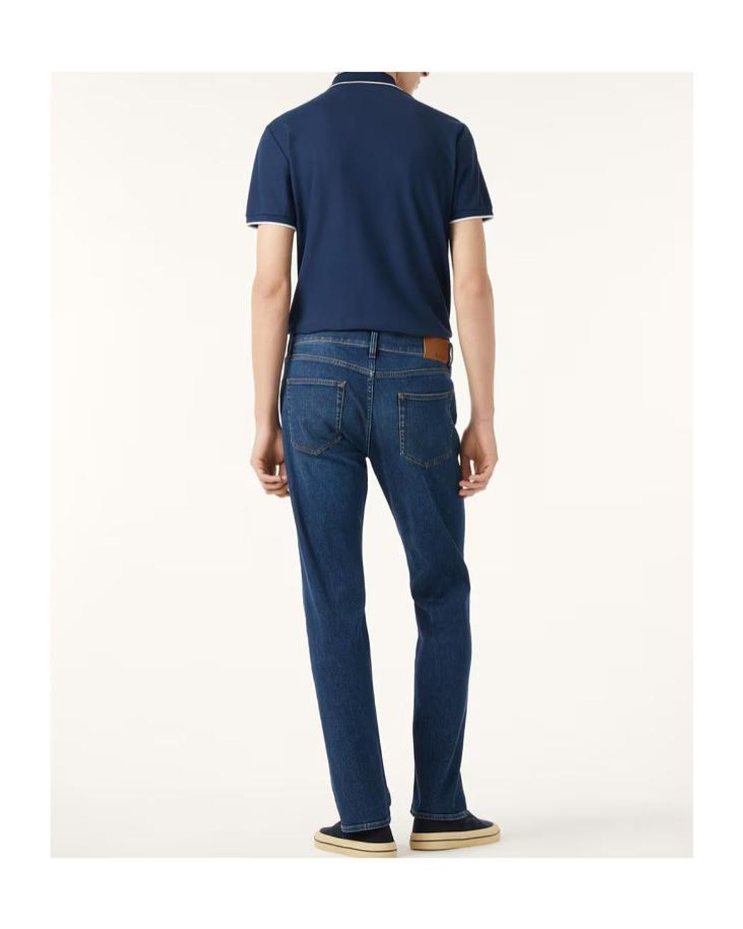 Loro Piana Blue Brentwood Polo for men