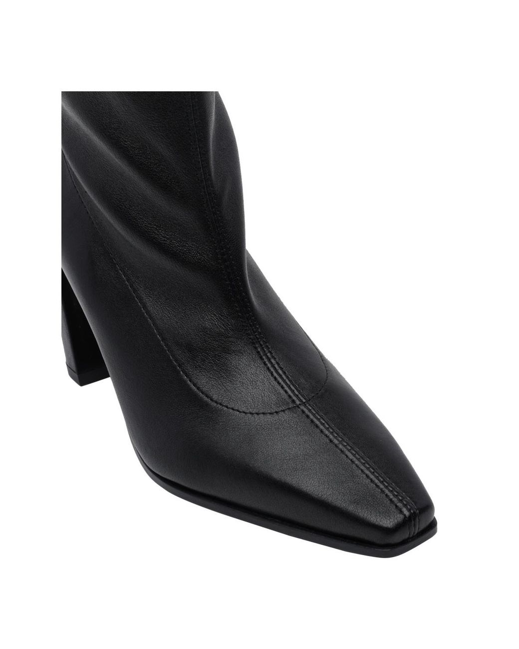 Stuart Weitzman Black Stassi High-Heeled Ankle Boots