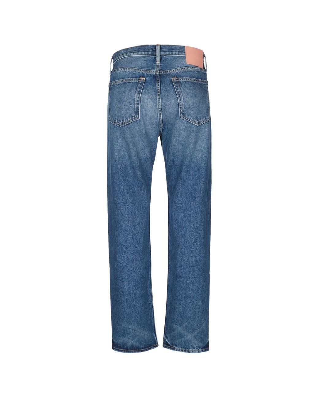Acne Blue Belt Loop Jeans for men
