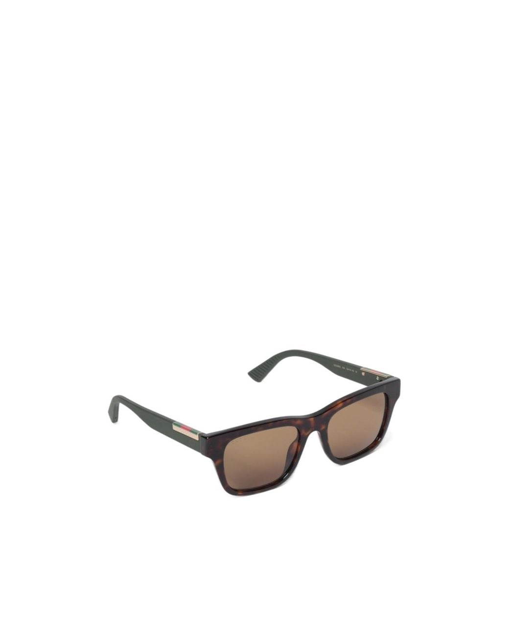 Gucci Metallic Eyewear Square Frame Sunglasses for men