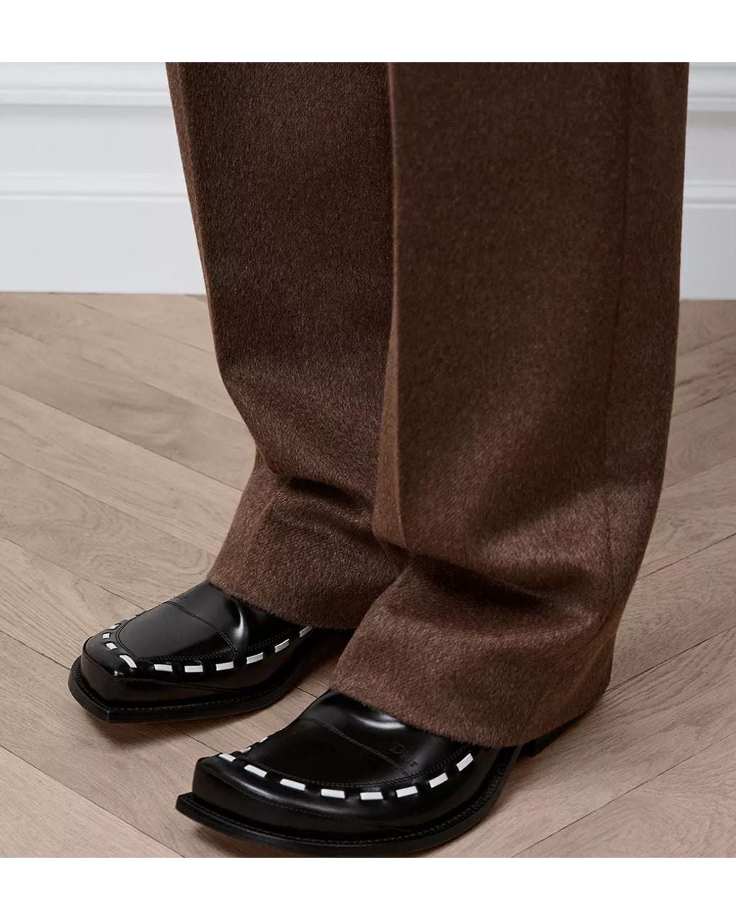 Dior Brown Pleated Pants for men