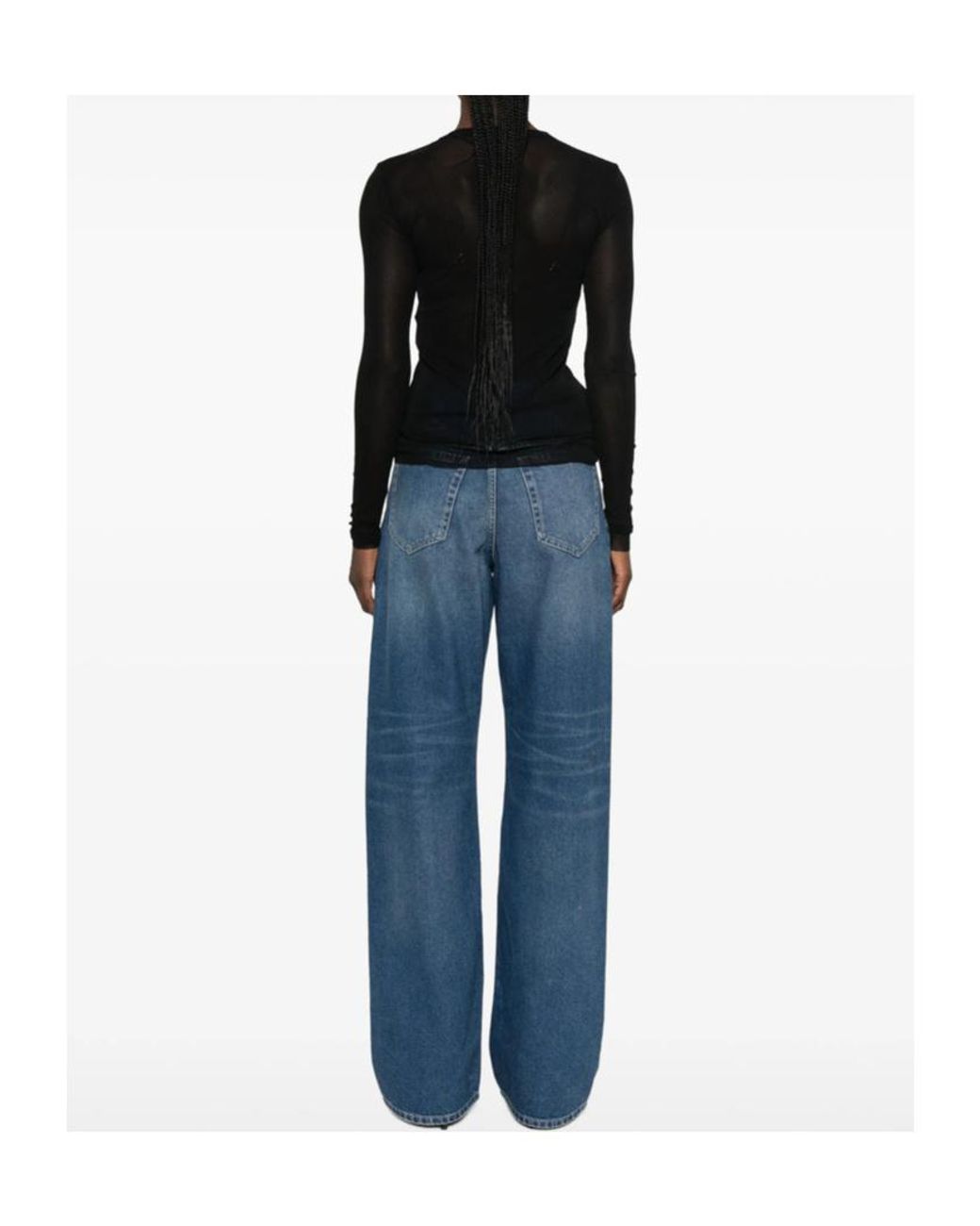 Jean Paul Gaultier Black Long-Sleeved Top