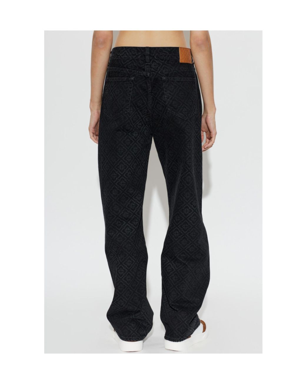 Casablanca Black Belt Loop Jeans