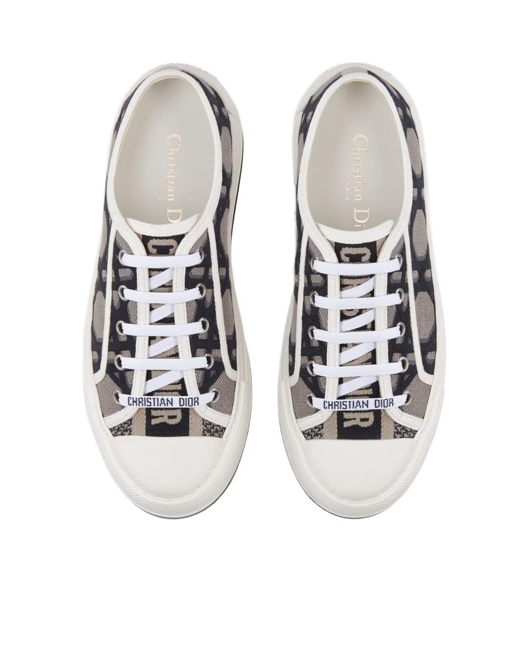 Dior White Walk'N' Platform Sneaker