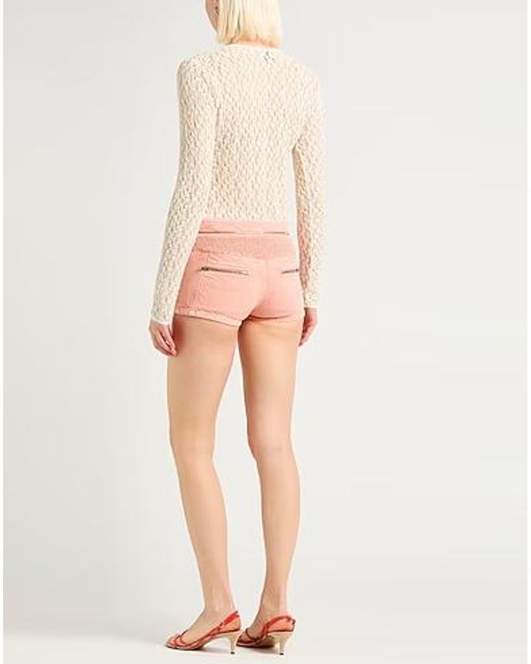 Isabel Marant Pink Casual Denim Hot Pants