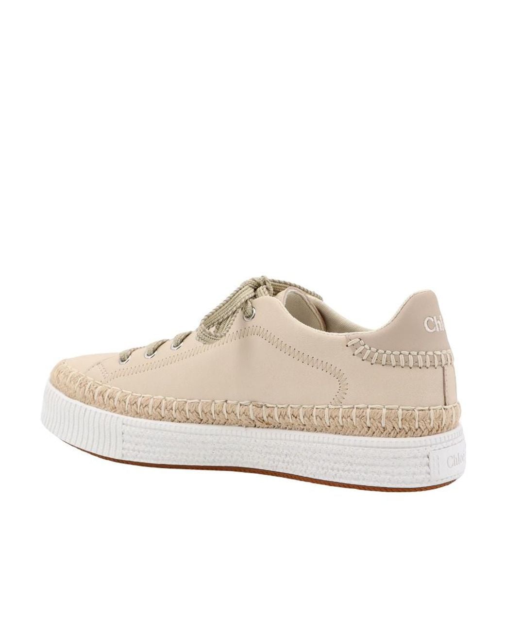 Chloé Natural Chloé Telma Low-Top Sneakers