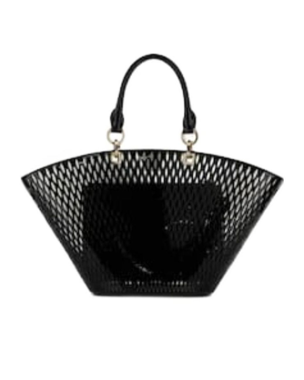 Tom Ford Black Cut Out Medium Panier Bag