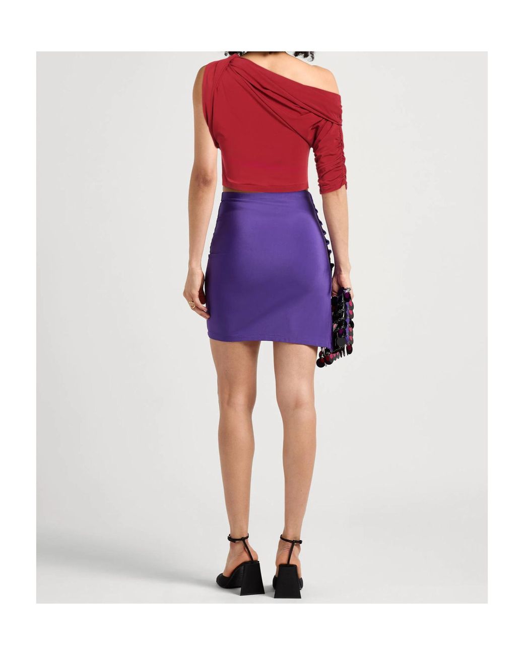 Jacquemus Red Asymmetrical Top