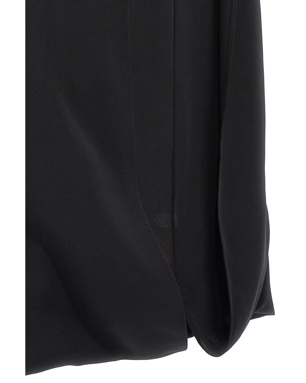 The Row Black Pebble Back-Zip Sleeveless Top