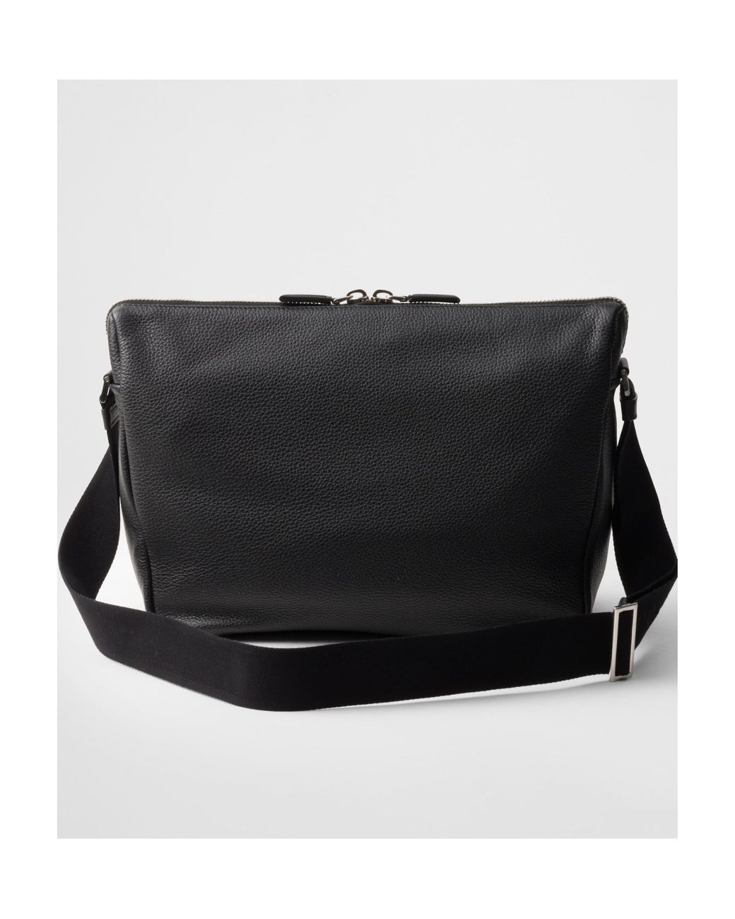 Prada Black Saffiano Leather Shoulder Bag for men