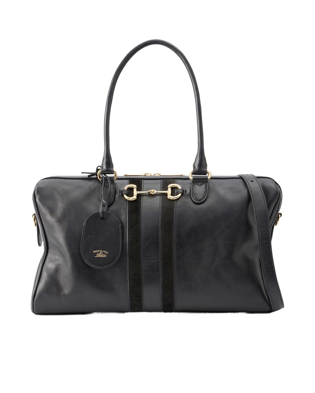 Gucci Black Borsetto Large Boston Bag