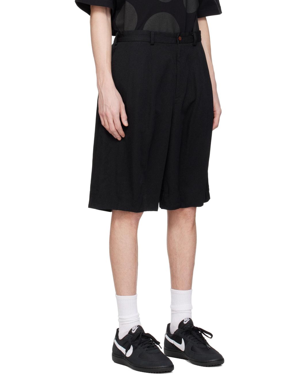 Comme des Garçons Black Tailored Shorts for men